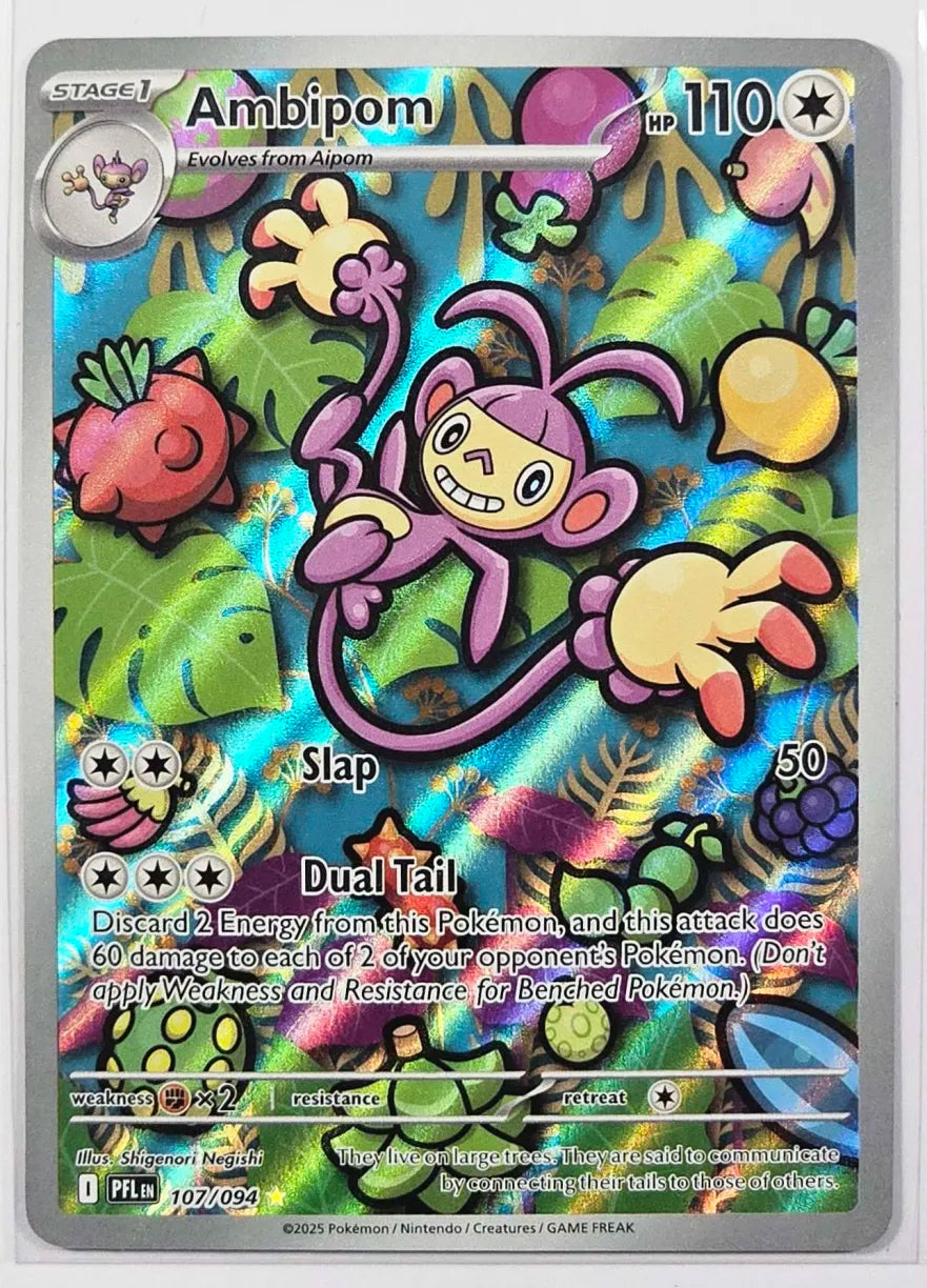 Ambipom #107 Pokemon Phantasmal Flames