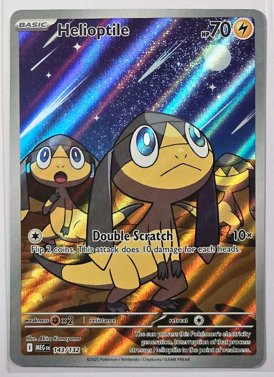 Helioptile #143 Pokemon Mega Evolution