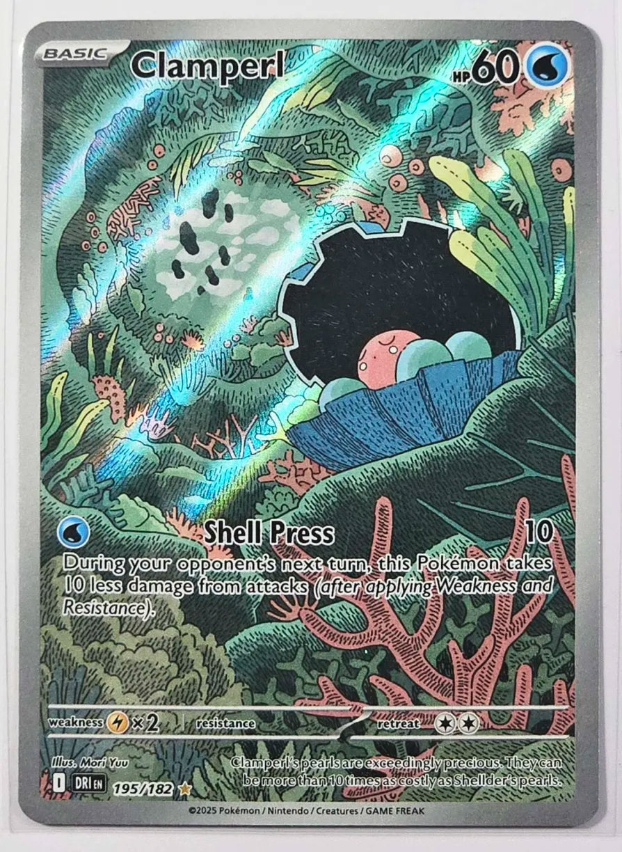 Clamperl #195 Pokemon Destined Rivals