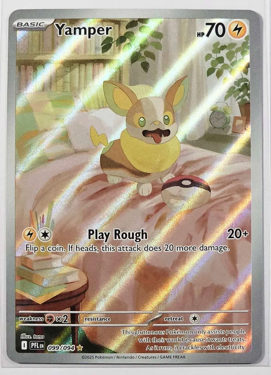 Yamper #99 Pokemon Phantasmal Flames