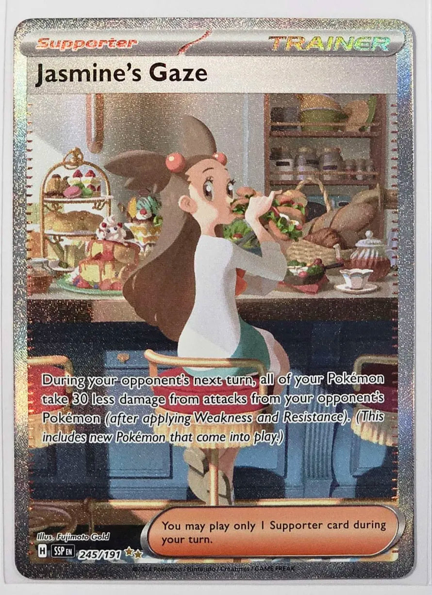 Jasmine's Gaze #245 Pokemon Surging Sparks