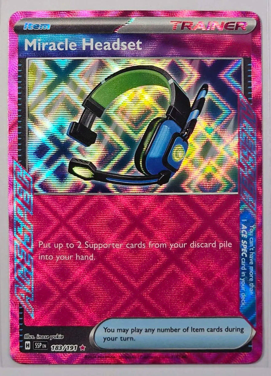 Miracle Headset #183 Pokemon Surging Sparks