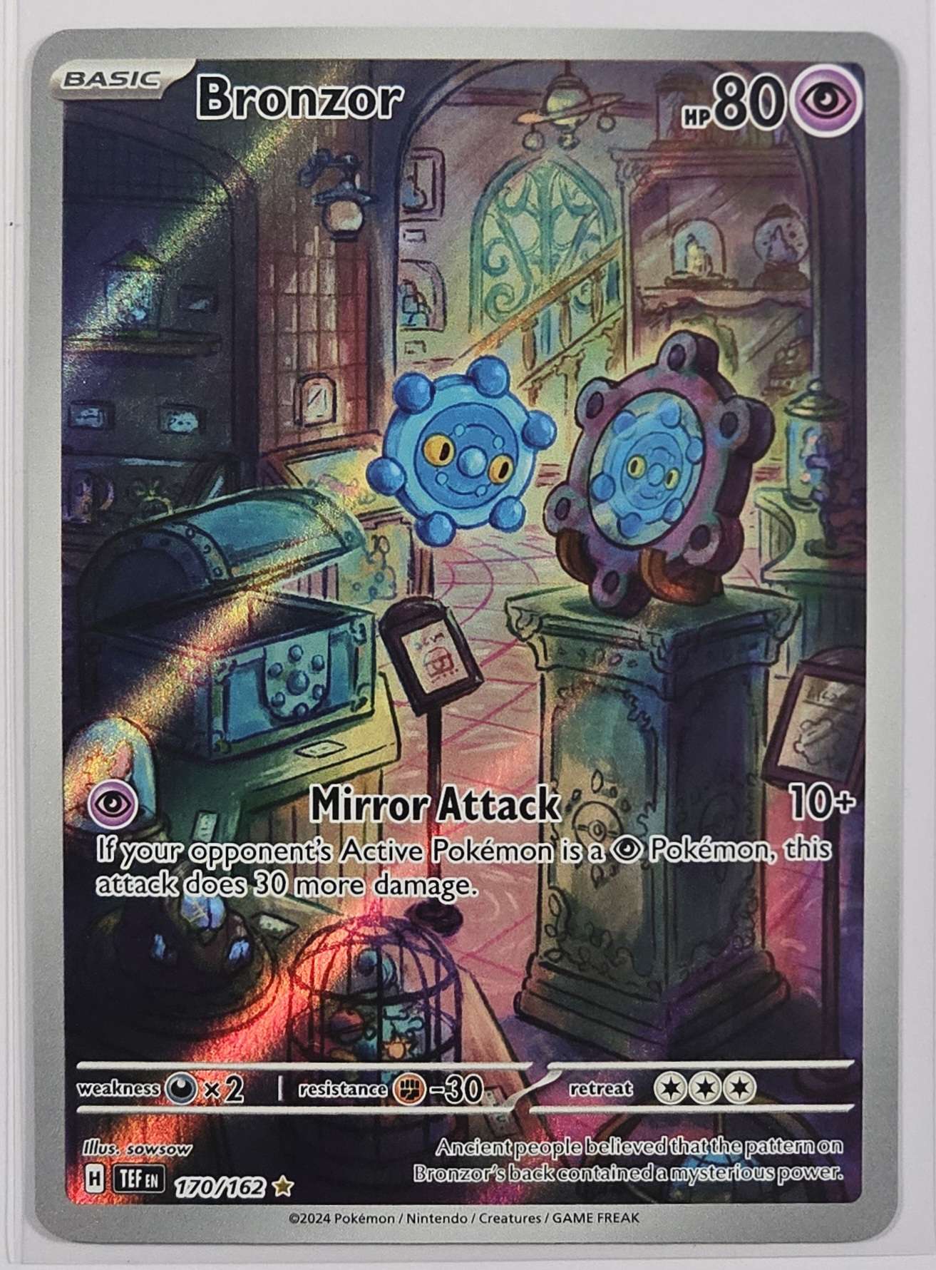 Bronzor #170 Pokemon Temporal Forces