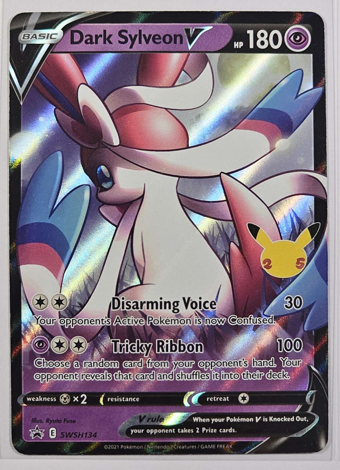 Dark Sylveon V #SWSH134 Pokemon Celebrations