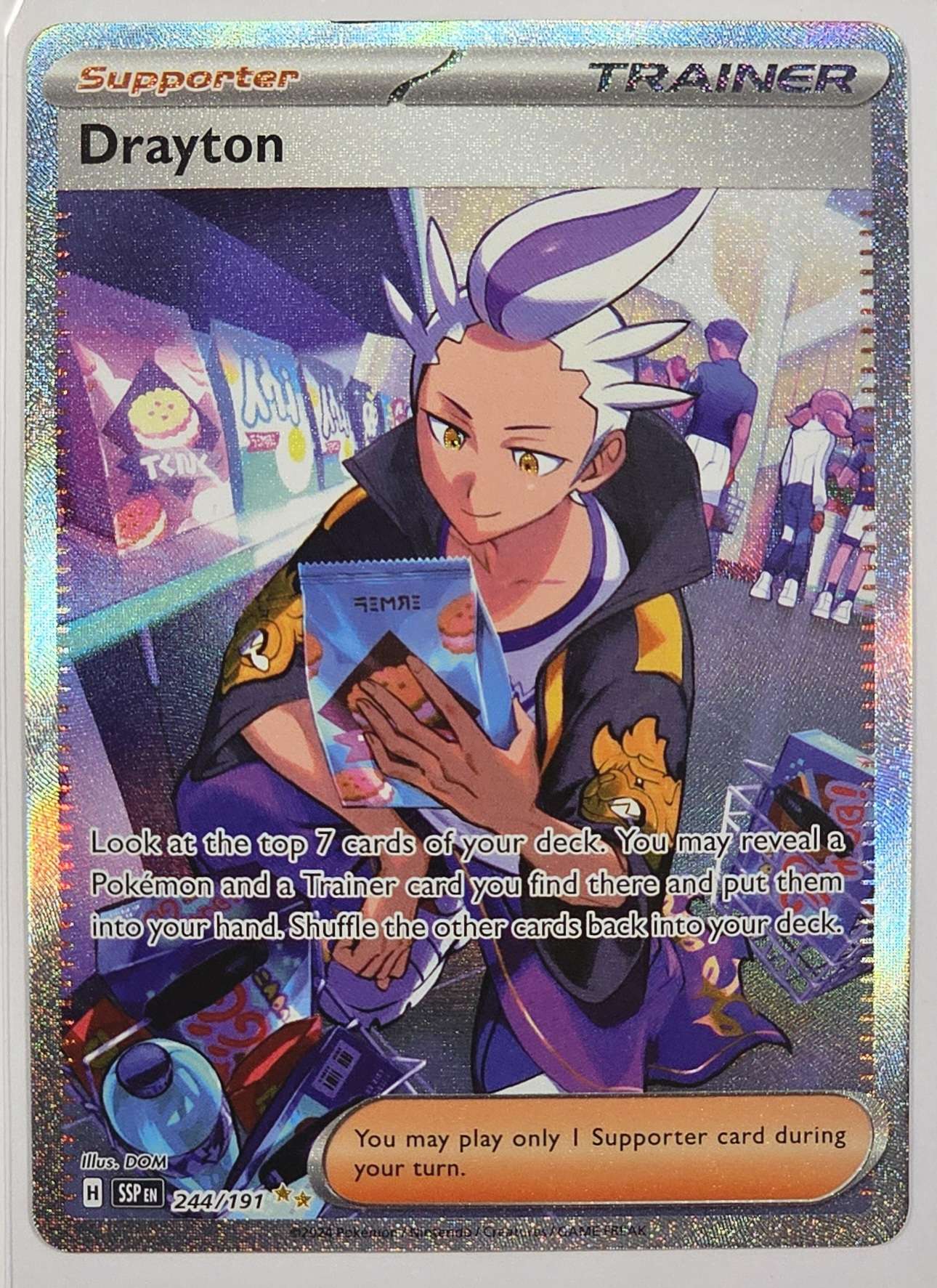 Drayton #244 Pokemon Surging Sparks