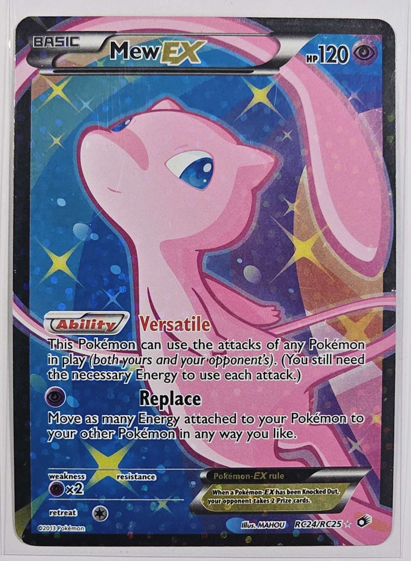 Mew EX #RC24 Pokemon Legendary Treasures