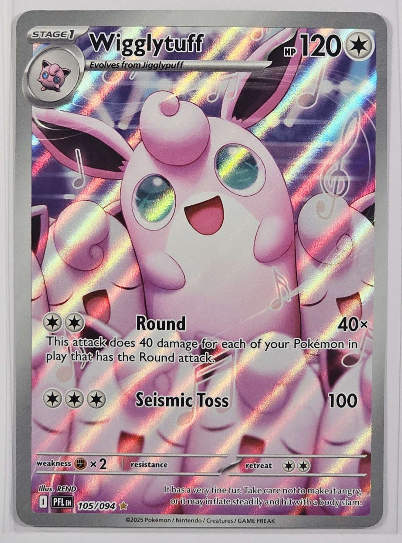 Wigglytuff #105 Pokemon Phantasmal Flames